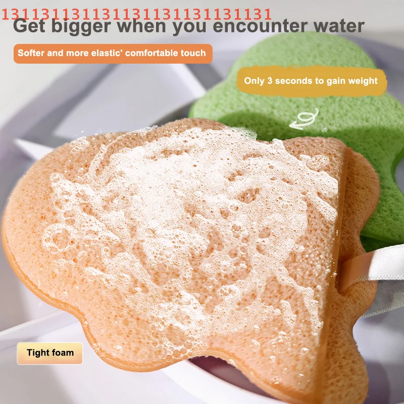 أداة تنظيف قابلة لإعادة الاستخدام لإزالة المكياج، قفاز رجل الثلج، إسفنجة تقشير الوجه، تنظيف عميق
