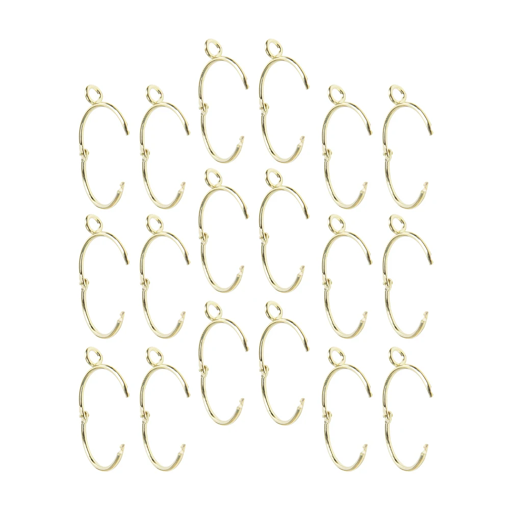 

30pcs Curtain Rings Iron Metal Hanger Home Accessories Drapery Clips Strong Load Capacity Shower Window Decor Hardware