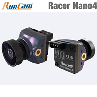 RunCam Racer Nano 4 1200TVL Super WDR CMOS Sensor Waterproof LED Lighting Track Mode FPV Camera NTSC/PAL for RC Racing Drone