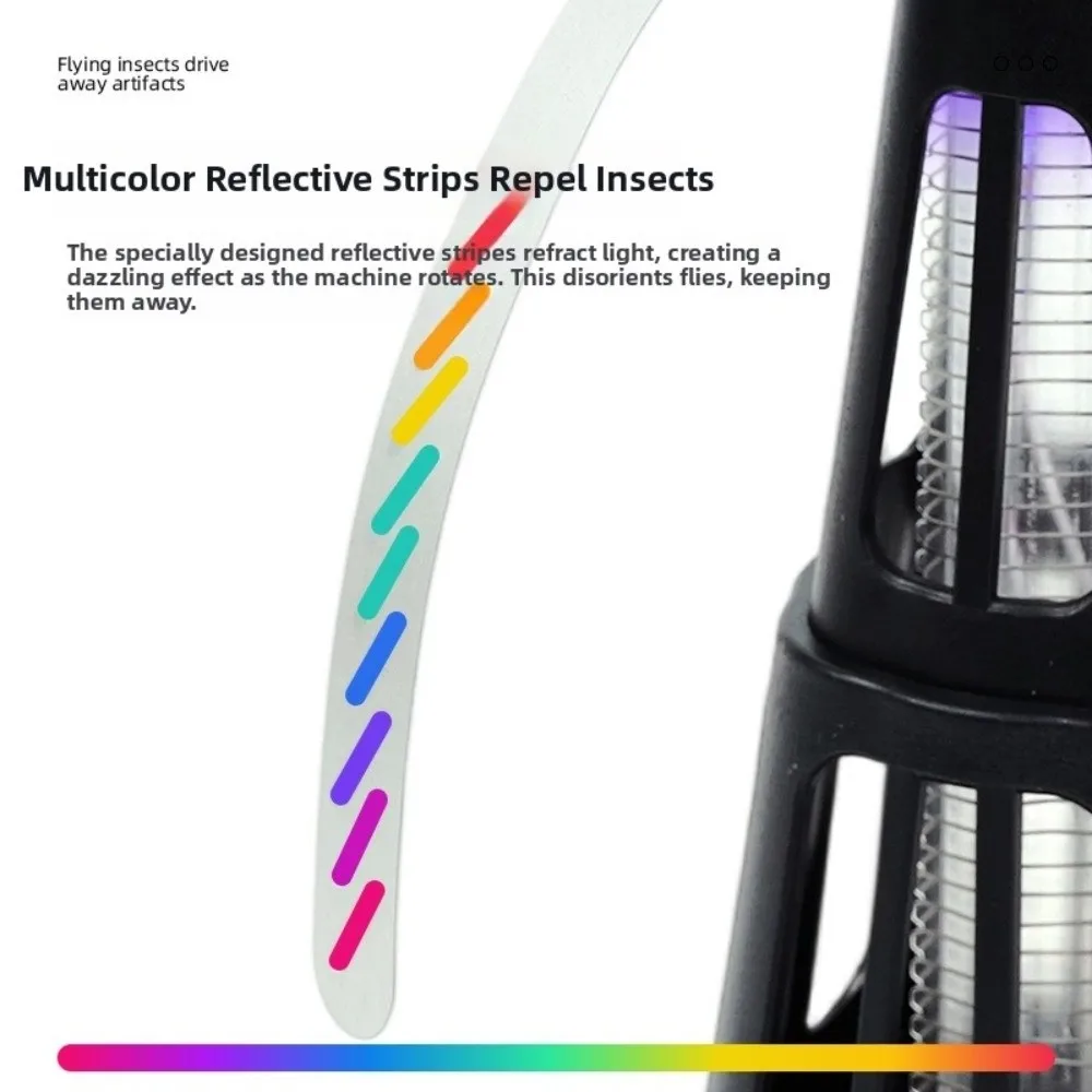 USB Rechargeable/Battery Powered Fly Repellent Fan Can Drive Flies Portable Insect Repellent Fan Multi-Functional Safe