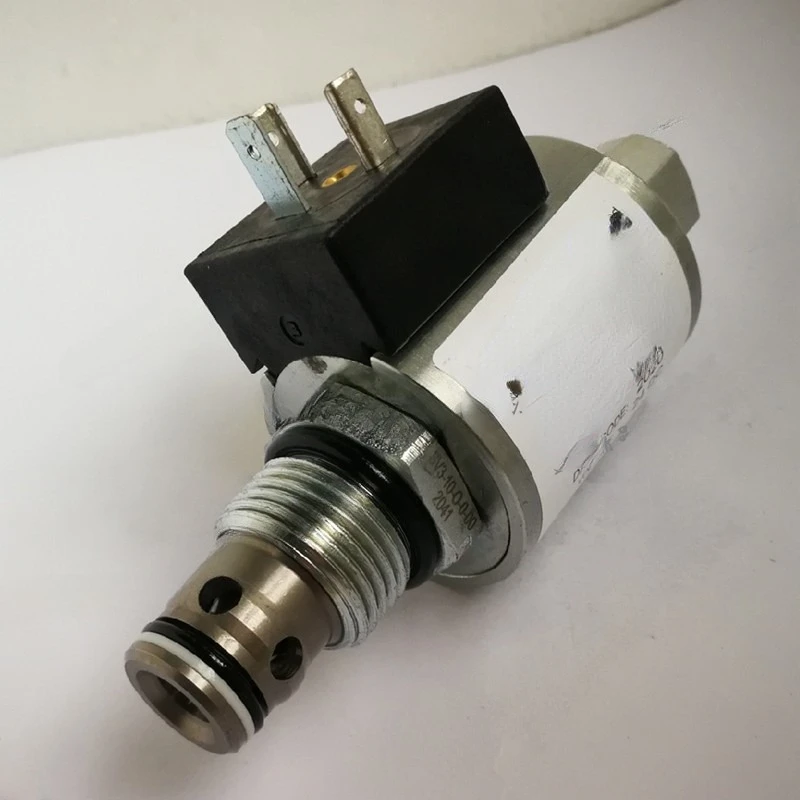 Sany Pump Car Air-cooled Solenoid Valve SV3-10-0-C-00-O-12- Rotating Coil SV13-24DG SV4-3