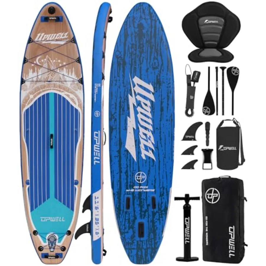 

Надувная доска для сап-серфинга 10'6/11'/11'6 для подростков и взрослых, сине-красная, устойчивая конструкция, с премиальными аксессуарами для SUP в комплекте