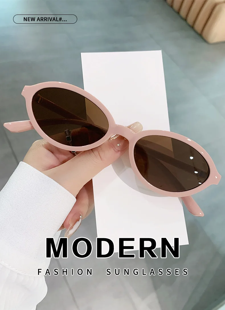 SO&EI Retro Kleine Cat Eye Sonnenbrille Frauen Marke Designer Männer Sonnenbrille UV400 – Detail 2