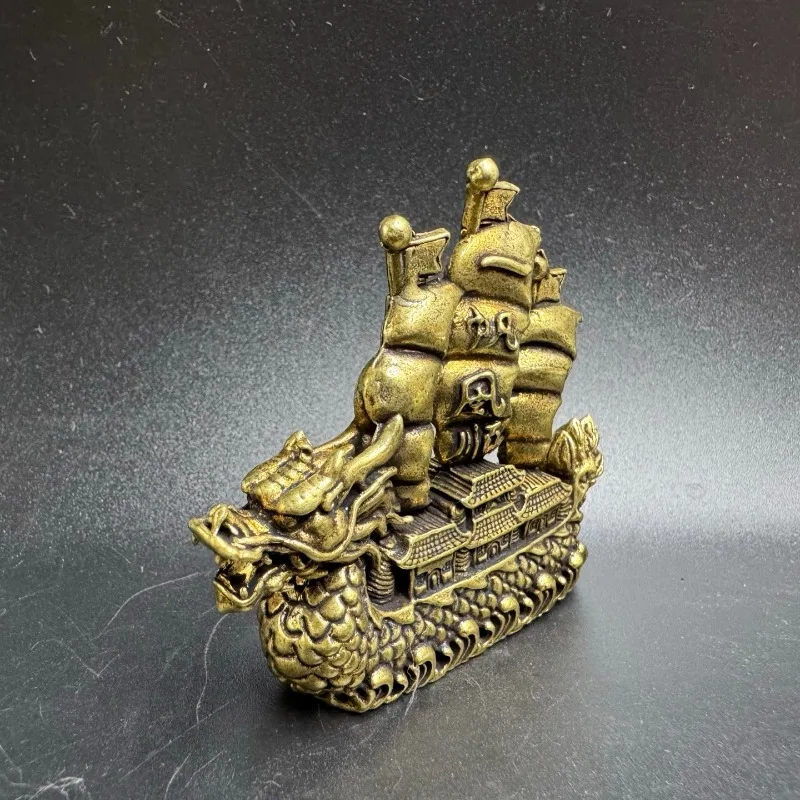 Versatile New Brass Smooth Sailing Boat Ornament