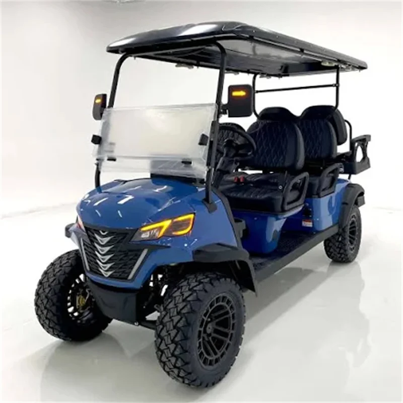 Fast Delivery Capability 2 4 6 Seats Fast Electric Buggy Off Road Golf Cart  With Rainbow Factory Battery Electric Golf Cart