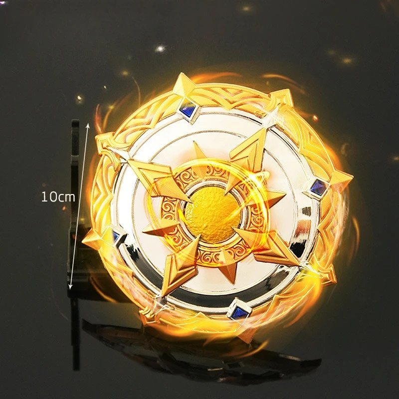 22cm/8.66in 중국 애니메이션 주변기기 라이트 소드 롱 하오첸 라이트 메탈 무기 모델 데스크탑 장난감 장식품 소년 선물