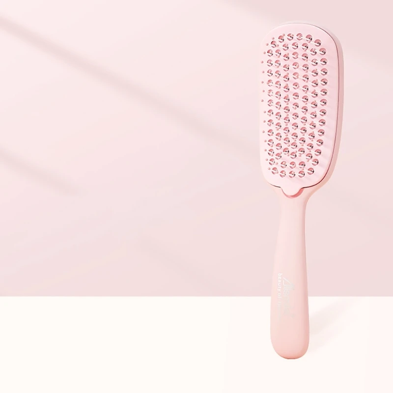 مشط شعر قابل للفصل، مدلك لفروة الرأس وفرشاة لفك تشابك الشعر للنساء والرجال 918D