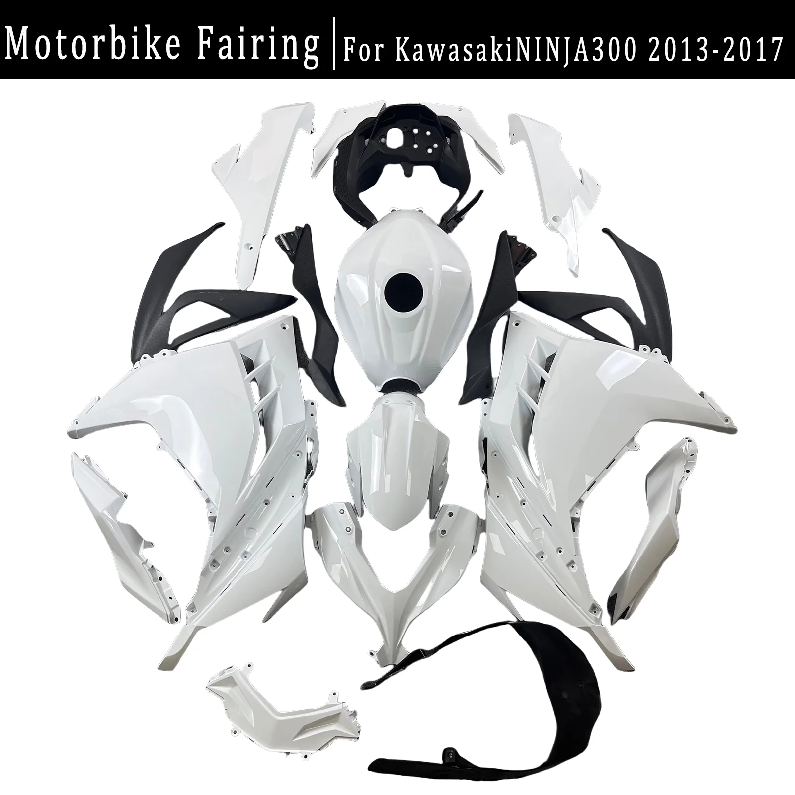 Carenado para Motocicleta KAWASAKI EX300 NINJA300 Ninja 300 EX250 2013-2017, KITS DE ACCESORIOS, KITS COMPLETOS DE CARROCERÍA DE ABS, KITS DE PULVERIZACIÓN, Carcasas
