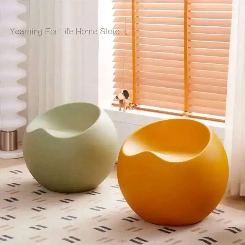 

OLEVO Scandinavian Apple Stool Doorway Shoeshine Stool Simple Small Stool Living Room Bedroom Balcony Short Chair Shoe Organizer