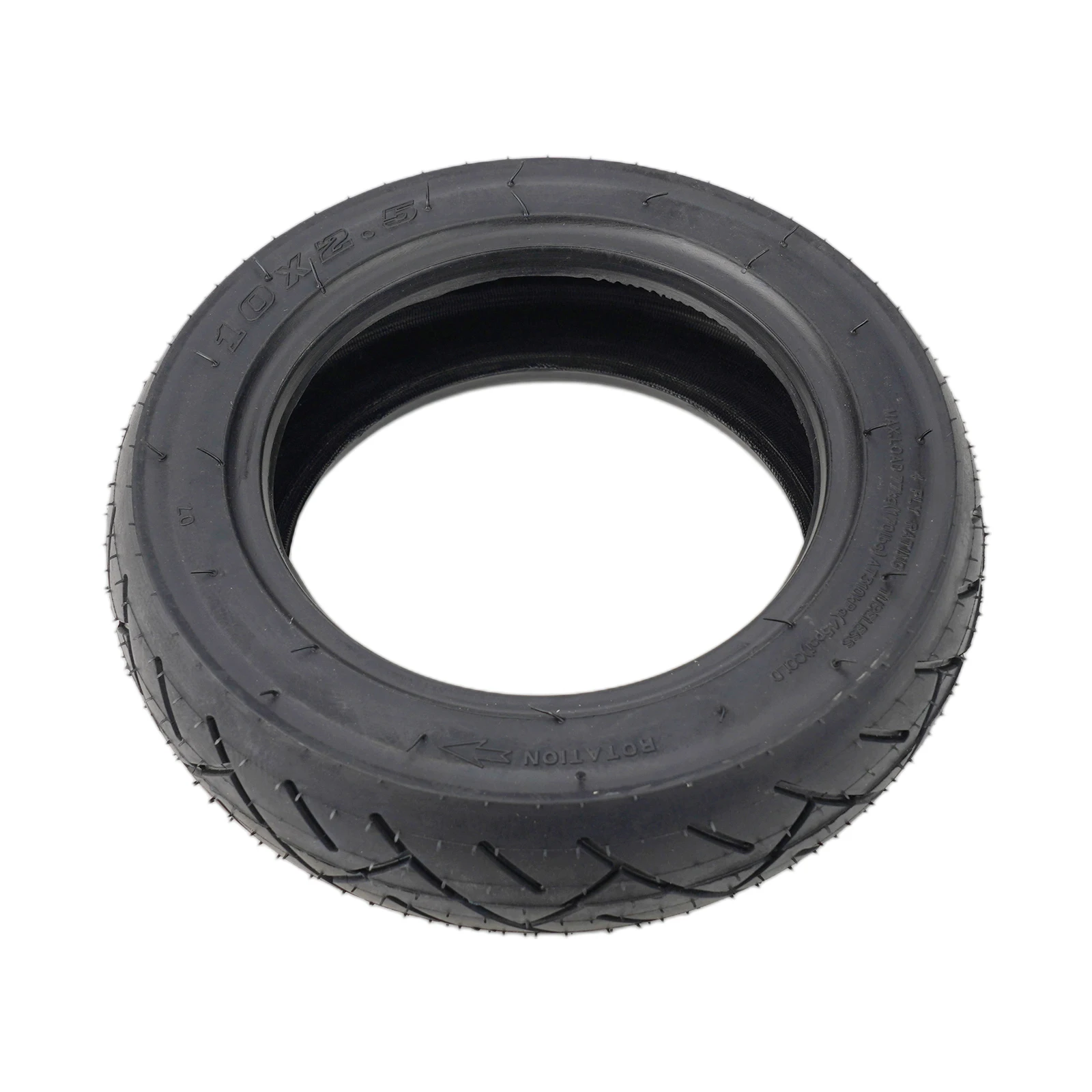 10X2.50/2.25 Tubeless Thickened Tires Electric Scooter Vacuum Wheel Rubber Tyre Hoverboard Replacement Parts Accessories