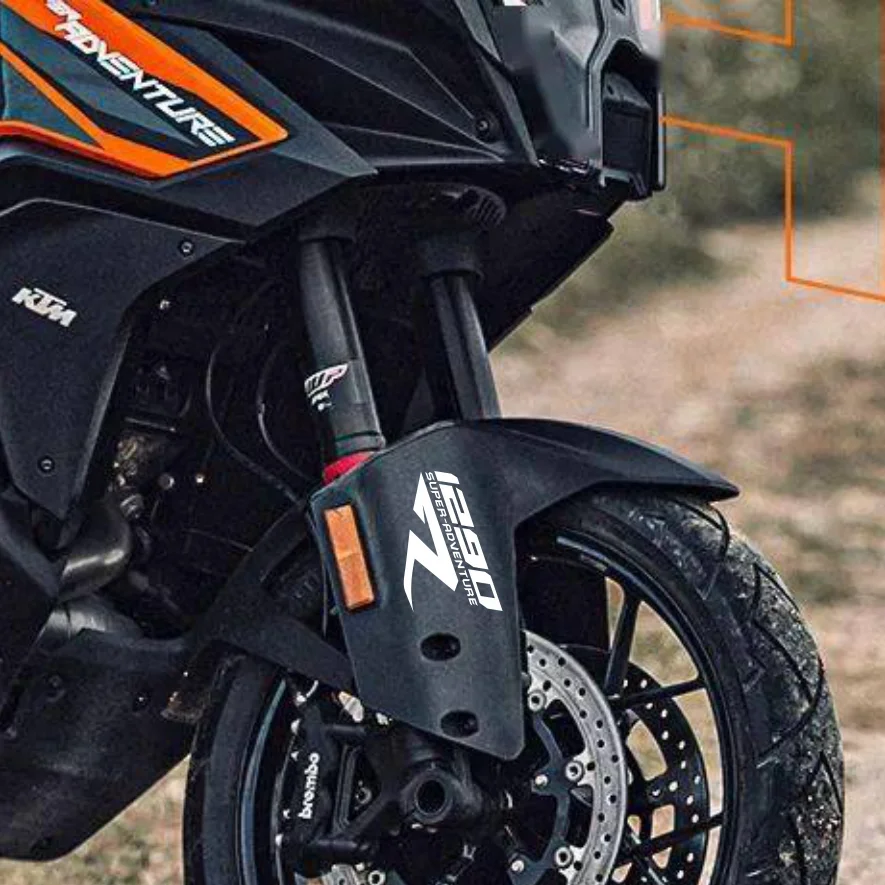 

New 12X Motorcycle Bicycle Wheel Stickers Reflective Waterproof Tank Decals Logo For KTM 1290 Super Adventure r