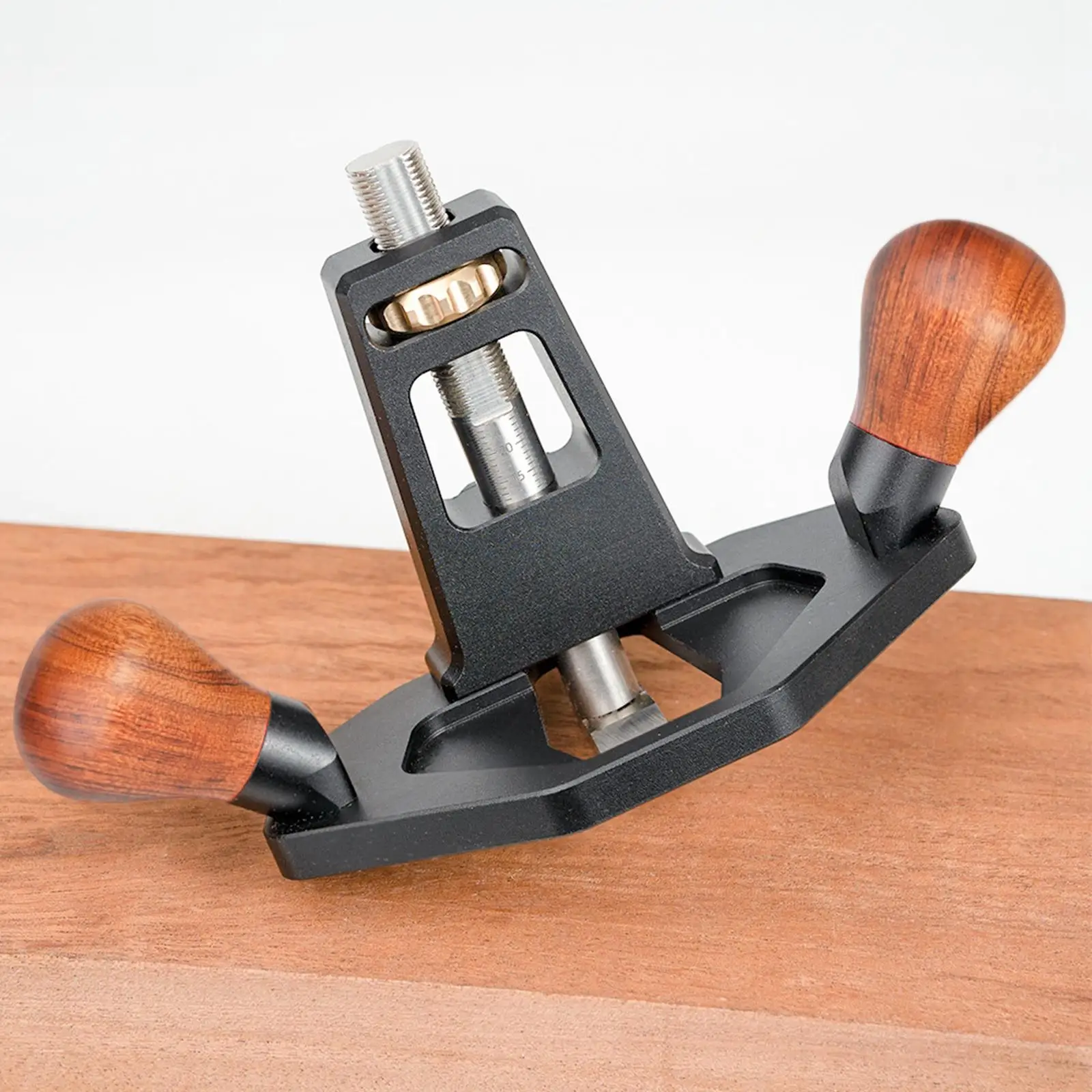 Mini Hand Planer Woodworking Adjustable Brass Nut Router Plane DIY Tool for Wood Polishing