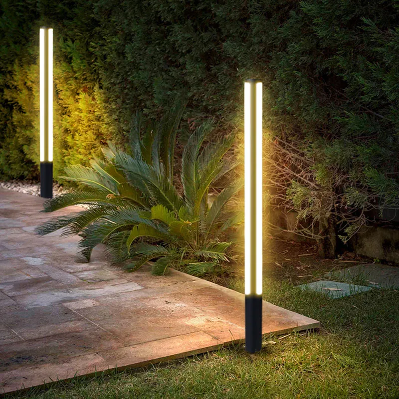 Imagem -05 - Impermeável Led Lawn Light Luminescência Triédrica Lâmpada de Rua Villa Decoração Porta Paisagem Exterior Sobreposição Ip65 85265v