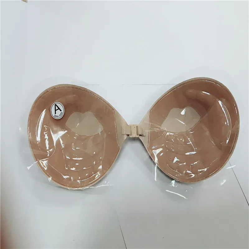 New Women Self Adhesive Strapless bra Bandage Blackless Sticky Silicone Lips Print Push Up bras for women