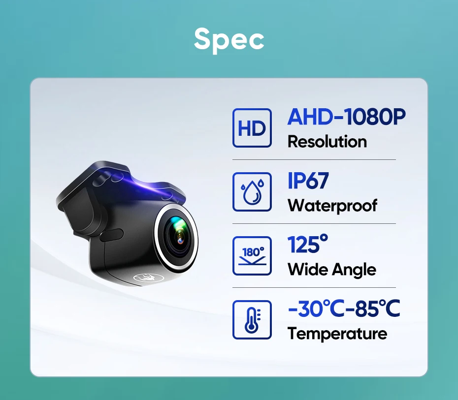 Ainavi Autoradio-Kamera AHD 1080P Rückfahrkamera 360-Grad-Kamera 1080P Dashcam ADAS Echtzeit-Überwachung – Detail 3