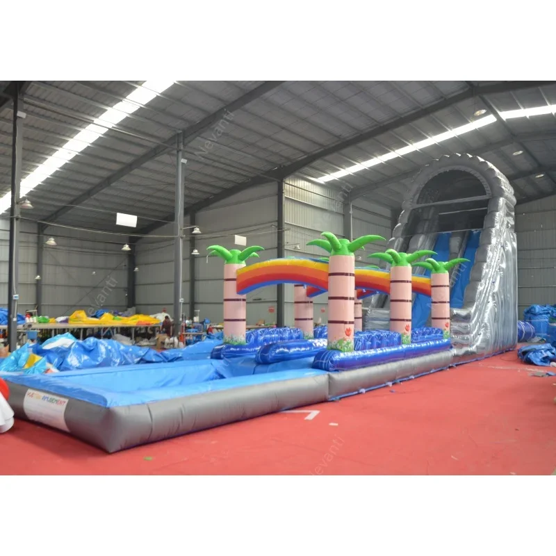 long inflatable water slide giant slide inflatable commercial inflatable double lane slide