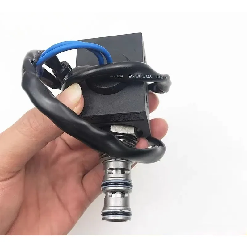 1PC For Doosan Daewoo 150/220/225/300-5-7 Excavator Pilot Safety Lock Solenoid Valve Core Coil