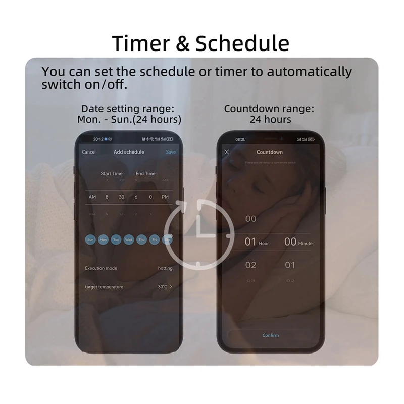 N15R-20A Tuya Wifi Temperature Humidity Switch Timer Temp/Humidity Control Switch APP Control For Greenhouse Home Monitoring