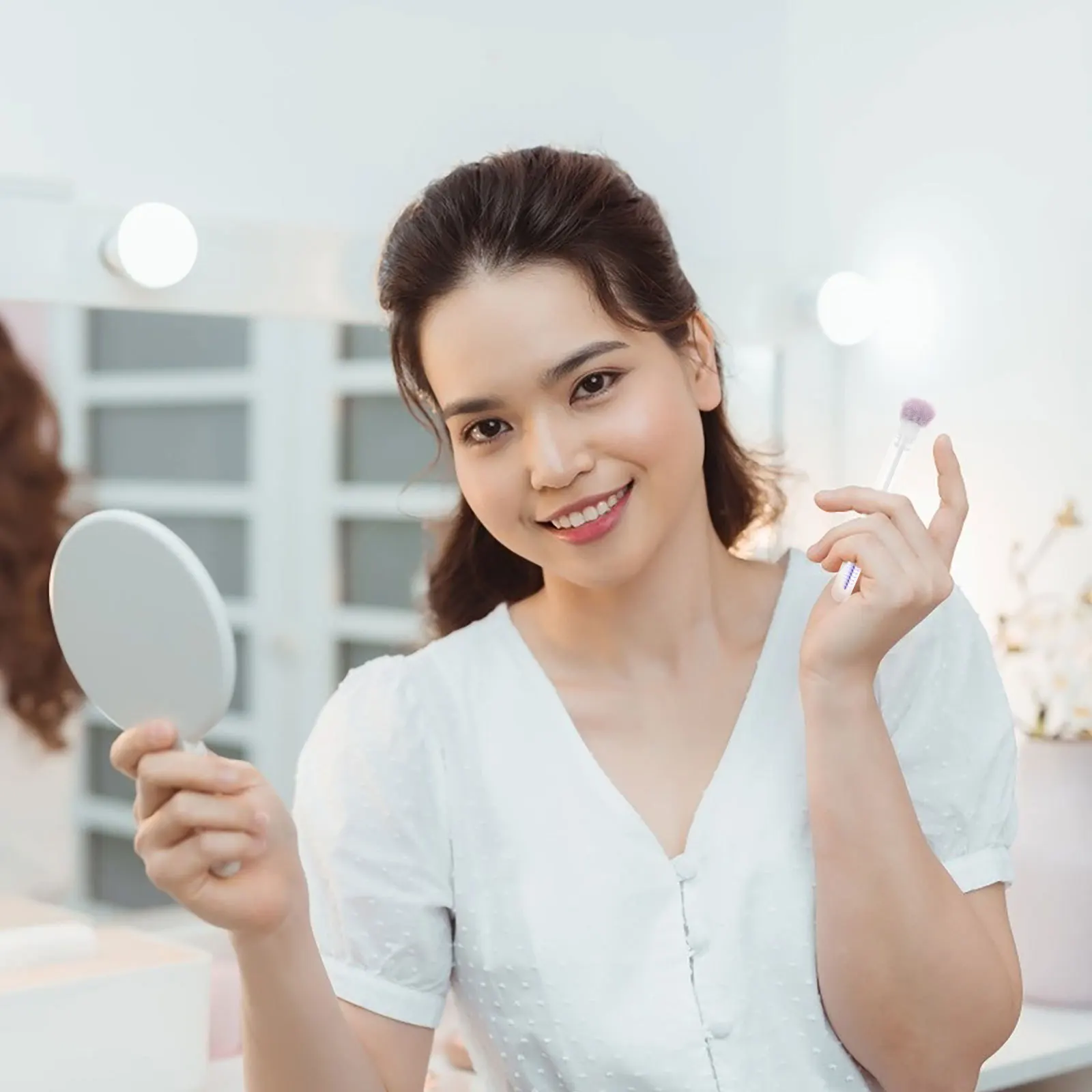 5 قطعة أداة توزيع رموش الحواجب فرشاة الرموش عصي الماسكارا تصميم أنبوب عصري مناسب للسفر والاستخدام اليومي #3