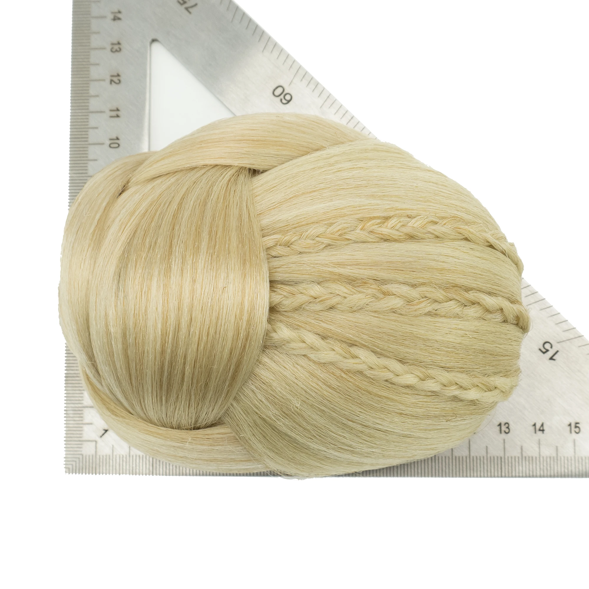 Soowee Synthetic Braided Chignon Dancer Hair Cover Donut Hair Pieces Scrunchies Hair Bun Wig Clips Updo Wedding Party Headwear