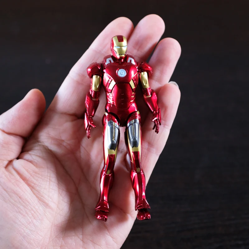 

Genuine Zd Toys Iron Man 4 Inches With Base Mk1 Mk2 Mk3 Mk4 Mk5 Mk6 Mk7 Action Figures Tony Stark Model Action Figure Gift Toy