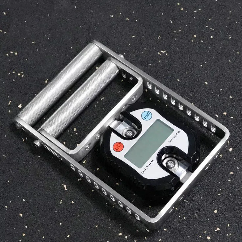 Finger flexor strength tester with LCD screen - Portable digital display spring grip exerciser