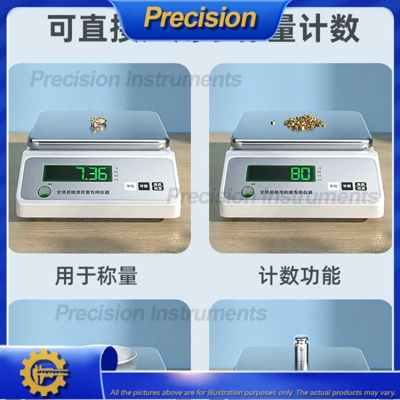2026 Digital Precision Jewelry Scale 0.01g Accuracy Mini Lab Balance for Gold Measurement Home Use