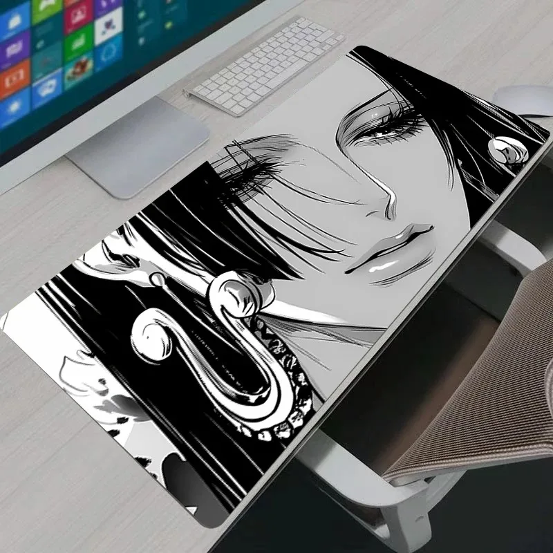 Anime Mauspad One Piece Boa·Hancock HD Druck Computer Gamer Locking Edge Mousepad XXL Tastatur PC Mäuse Matten Pad für LOL Csgo