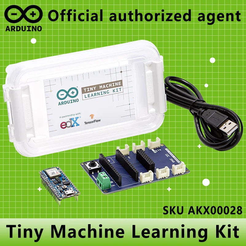 arduino-piccolo-kit-di-apprendimento-automatico-akx00028-tinyml-prodotto-italiano-autentico-nano-33-ble-sense-board-ov7675-fotocamera