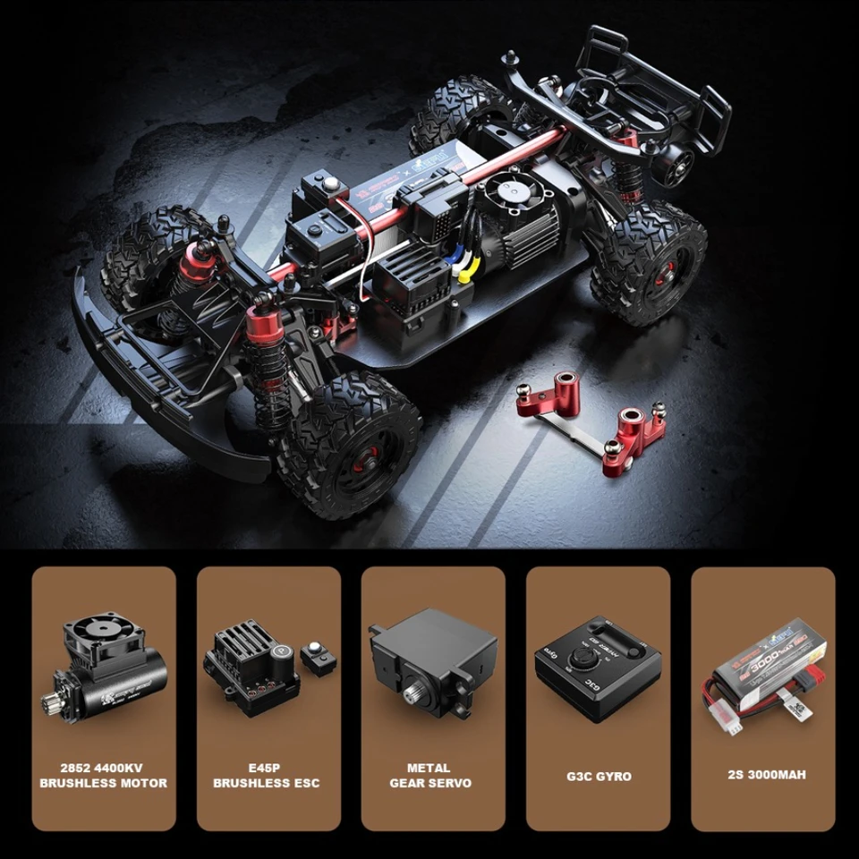 Mjx ハイパーゴー 14211 ブラシレス Rc カー 1/14 4WD 高速オフロード
