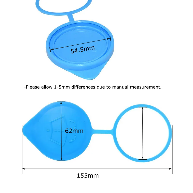 Car Windshield Washer Reservoir Cover Wiper Fluid Tank Bottle Cap For Honda Accord HR-V CR-V Civic XR-V Vezel City Fit Accessori