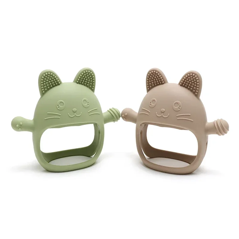 New Design Soft Silicone Teethers For Baby Newborn Training Grip Baby Toy Pendant Chewing Teething For Baby Accessories Toys