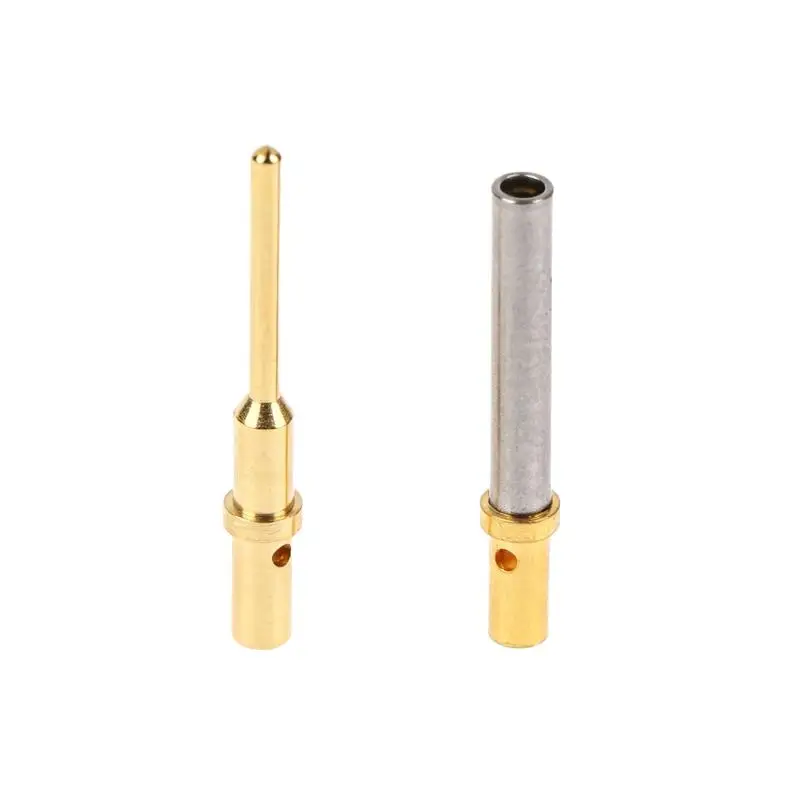 0460-202-2031 Crimp-Drahtklemmen, 5/10 Stück, vergoldeter Edelstahl, männlich/weiblich, 6–20 AWG, für elektrische Reparaturen zu Hause – Detail 4