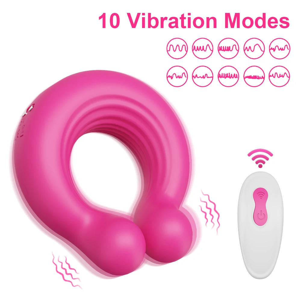 Remote Control Cock Ring Vibrating for Male Ejaculation Delay Men Penis Ring Clitoris Stimulator Vibrator Sex Toy for Couples