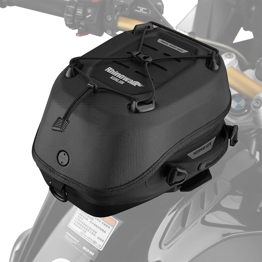 AliExpress Rhinowalk Motorcycle Waterproof Tank Storage Bag Magnetic Quick Release Cycling Accessories For CFMOTO 450 MT Kawasaki VOGE BMW
