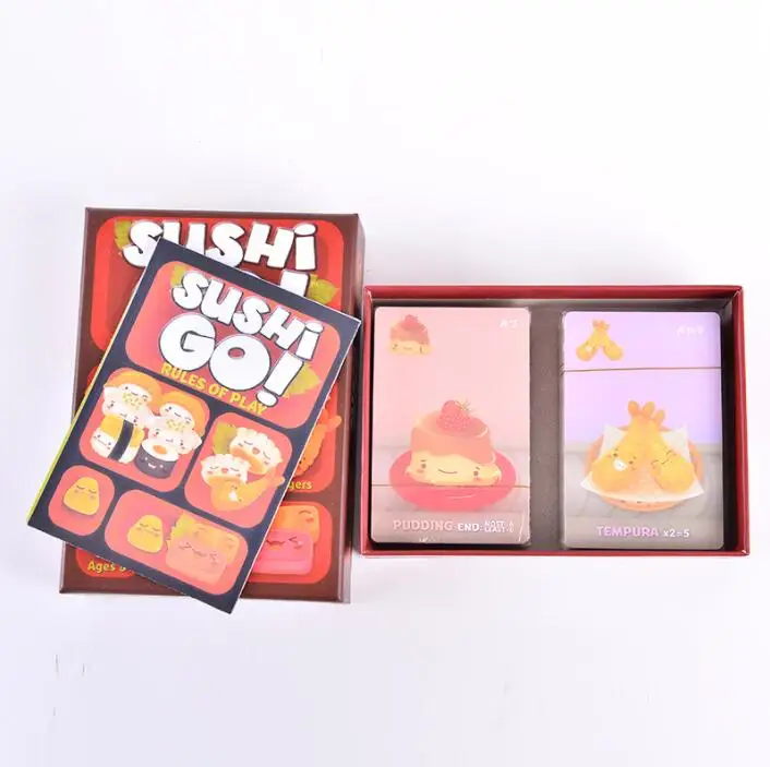 sushi board game Interactive Card Game Sushi Go Parent Child Party The Pick Pass Card Kid Game Toy Card Party Game