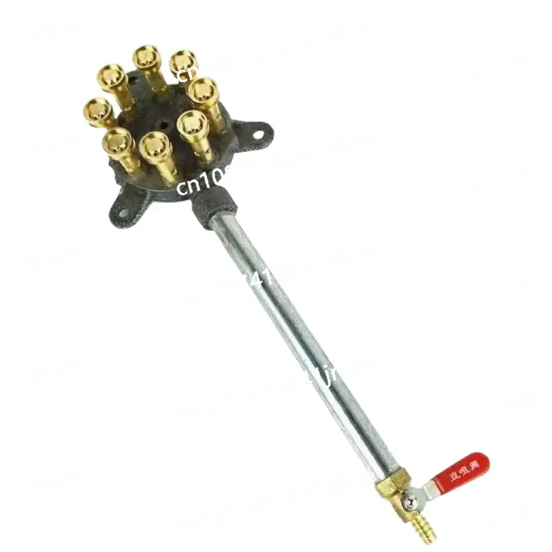 gas jet burner stove 5/9/12/18 hole 1pc Cast Iron Burner for stove natural gas liquefied oven stove kitchen propane portable