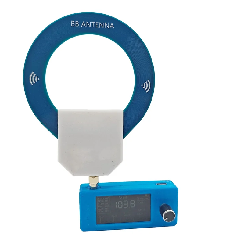 ABKI-1 Set SI4732 Radioempfänger IPS-Bildschirm AM/FM/LSB/USB/DAB Mini tragbares Kurzwellenradio mit Breitbandantenne