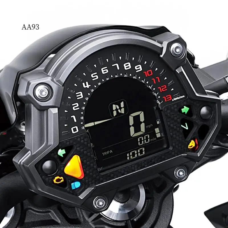 

AA-1 PCS Motorcycle Meter Housing Cover Speedometer Tachometer Case Odometer Black ABS For Kawasaki Ninja Z900 Z650 2017-2019