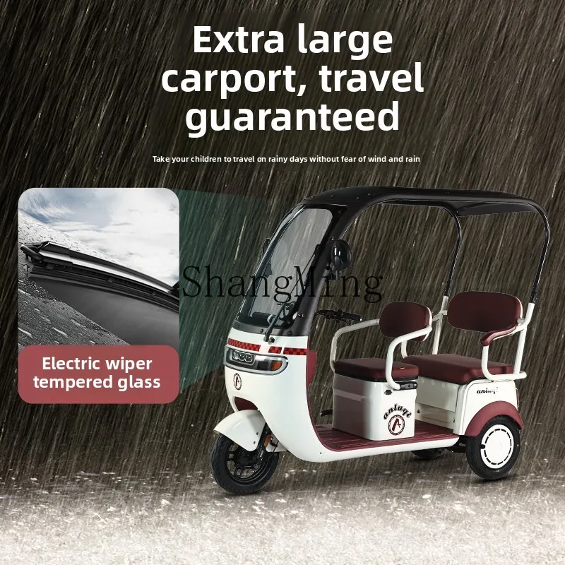 ZYH جديد سقيفة دراجة ثلاثية العجلات الكهربائية المنزلية الصغيرة سيارة تعمل بالبطارية