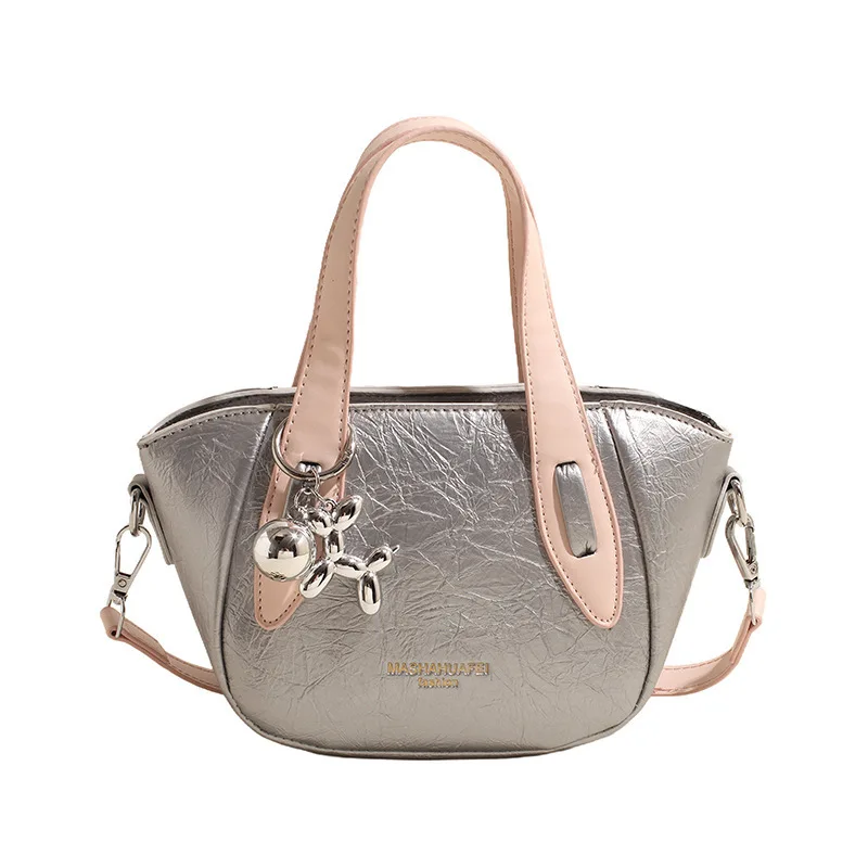

Color Blocking Handbag For Women Trendy Versatile Single Shoulder Underarm Bag Stylish Commuting Crossbody Bag Women's Handbag