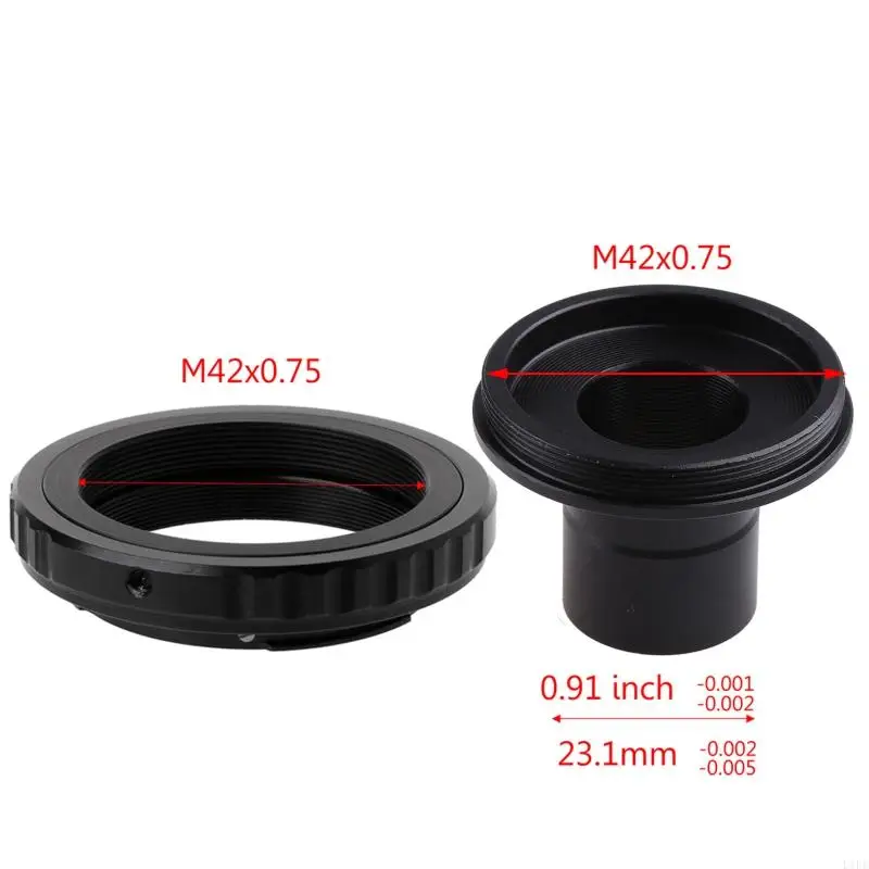 L1EE DSLR Camera Adapter Metal Mount Lens Adapter 23.2MM for SLR DSLR Cameras