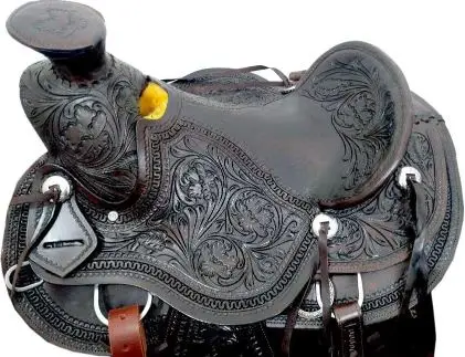 Comfortable  Leather Horse Saddle English Style Barrel Racing Saddle for Adults Wholesale Western By Supplier