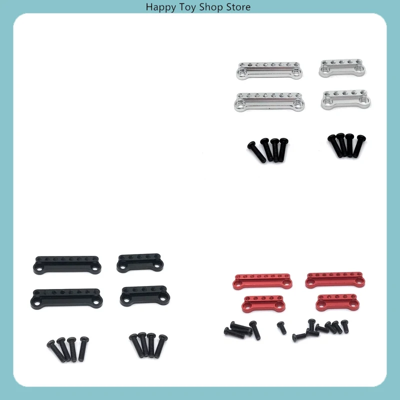 MN D90 D91 D96 MN98 99S RC 자동차 금속 업그레이드 충격 흡수 장치 브래킷 오프로드 크롤러 용 알루미늄 합금 보강 키트