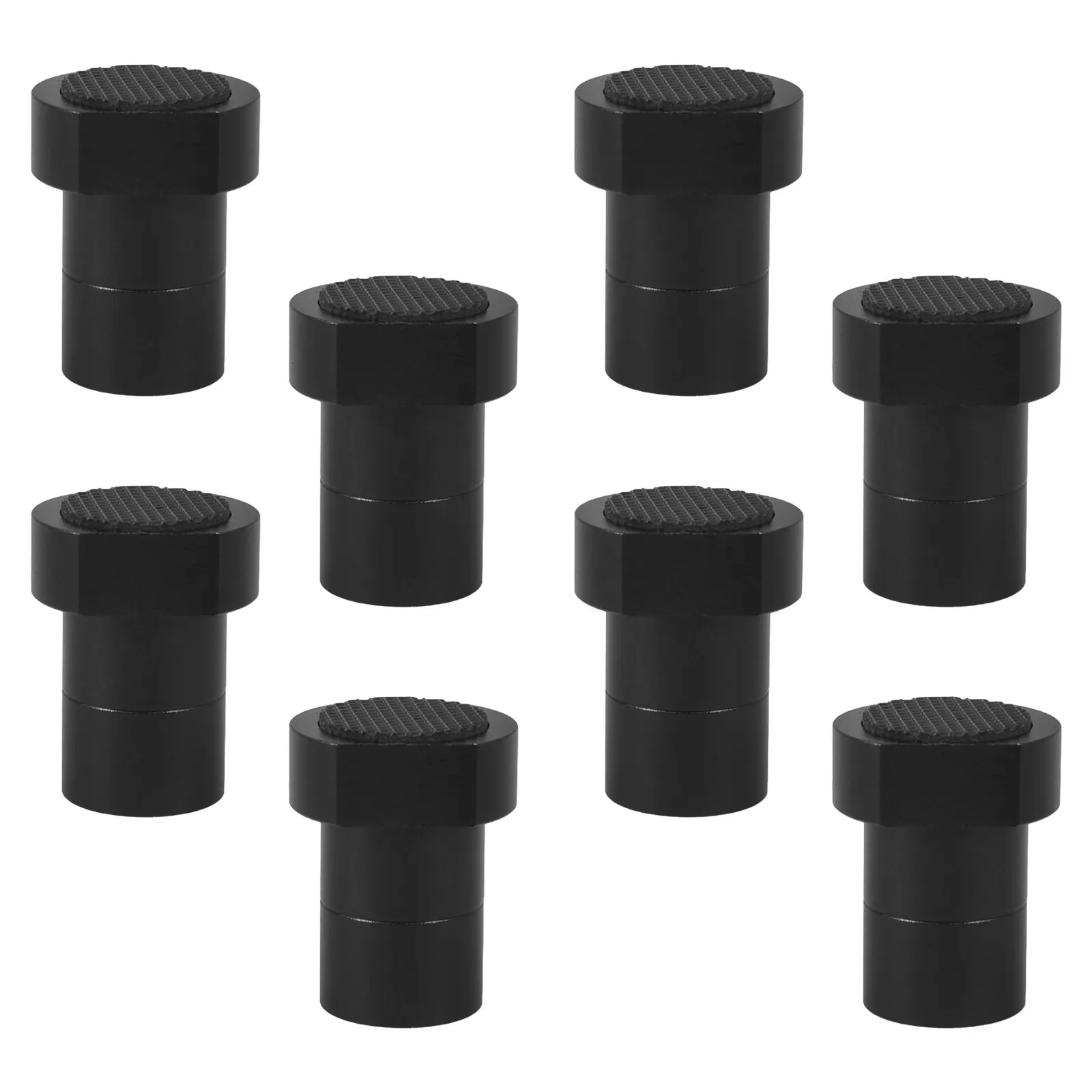 8Pcs Reusable Workbench Dogs Aluminum Nonslip Planing Stopper Quick Detach Positioning Bench Peg for Woodworking Table