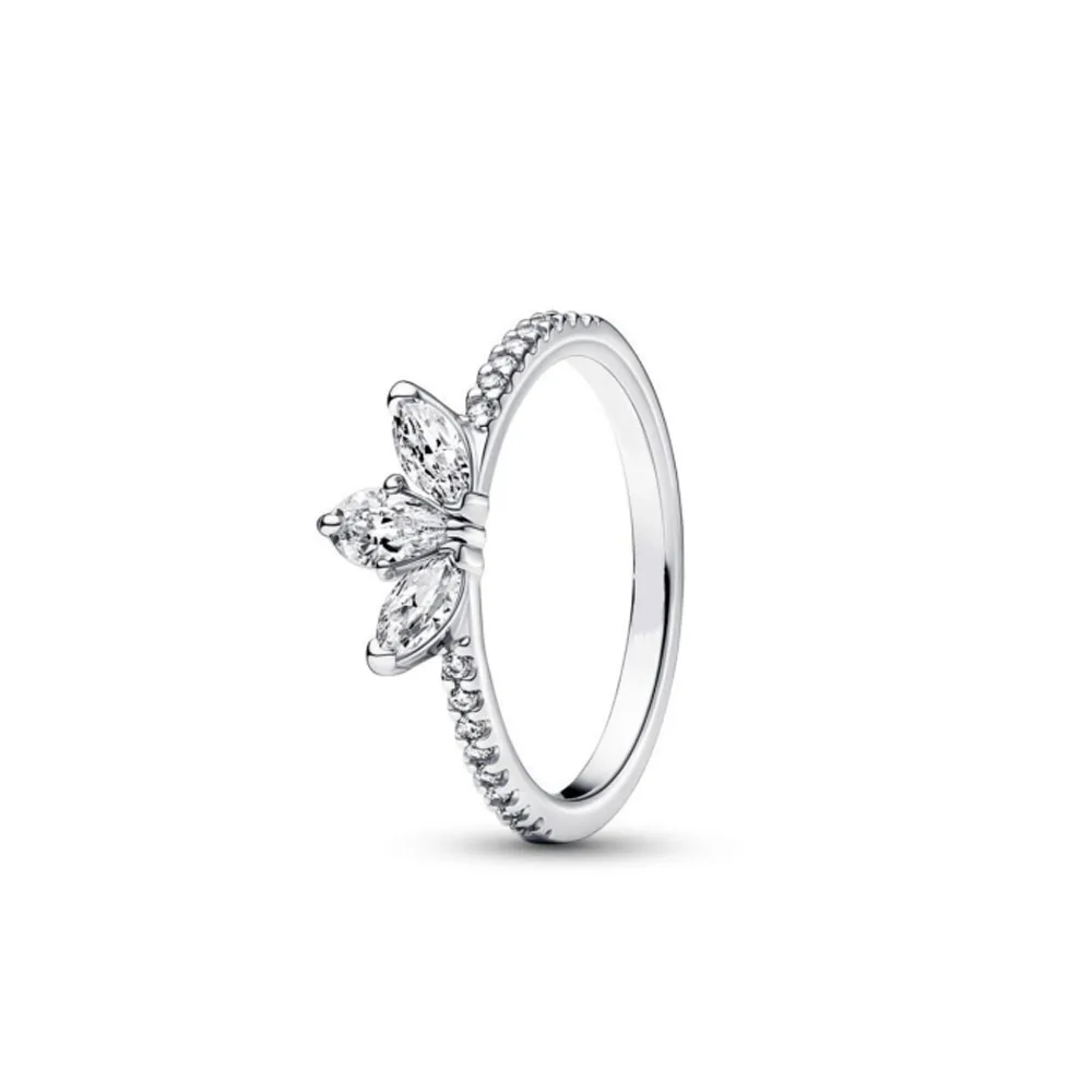 Women's Pink & Blue Bowknot Butterfly Ring