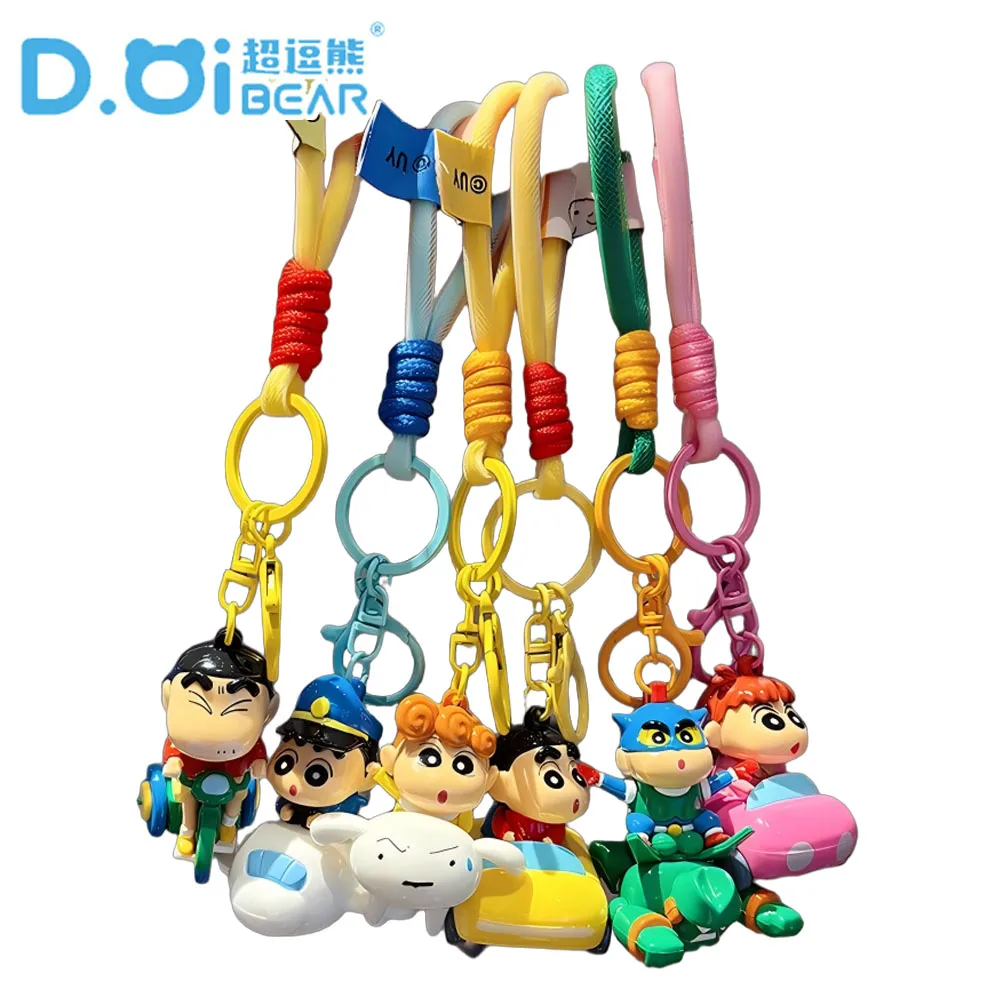 

Genuine Crayon Shin-Chan Dynamic Dimension Series Keychains Cute Backpack Charms Practical Bags Decor Birthday Gifts for Kids