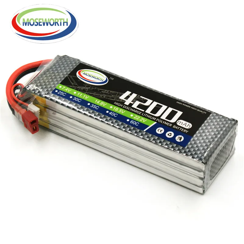 MOSEWORTH Ni-MH-Upgrade Battery 7.2V 4200mAh 25C Rechargeable Battery Cycle Life Ni-MH For RC Helicopter RC Boat RC Carts