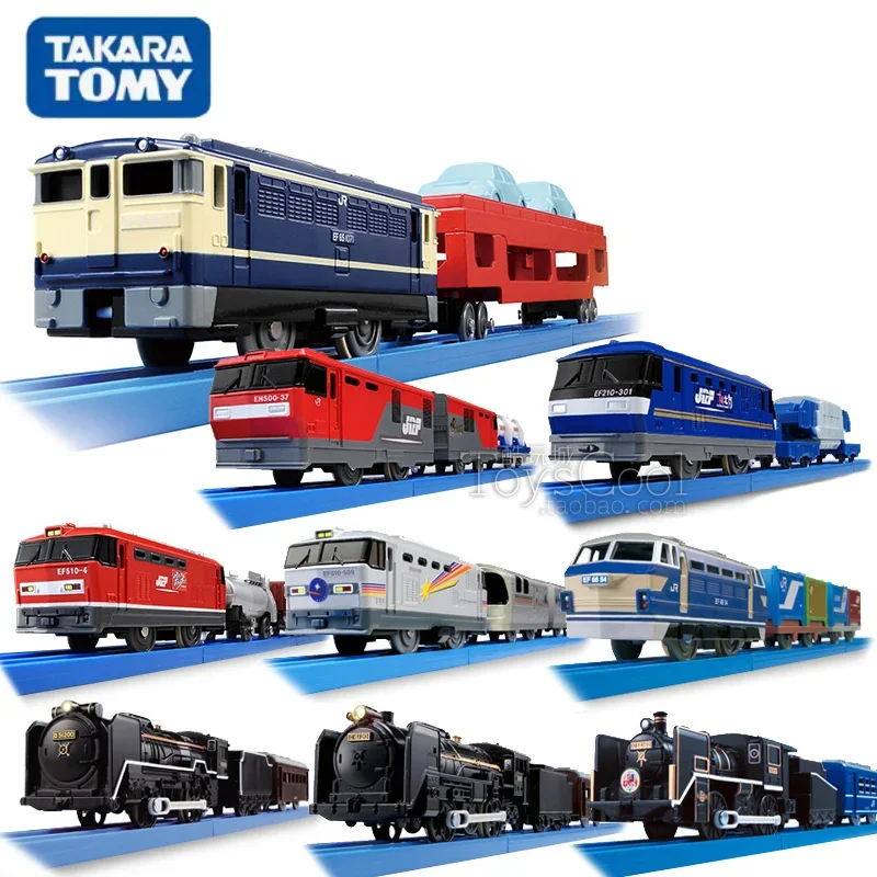 TAKARA TOMY Pule Road Road Kintaro Cargo car Container S-34S-41 Retro steam electric train toys adult ornaments, boys toys,