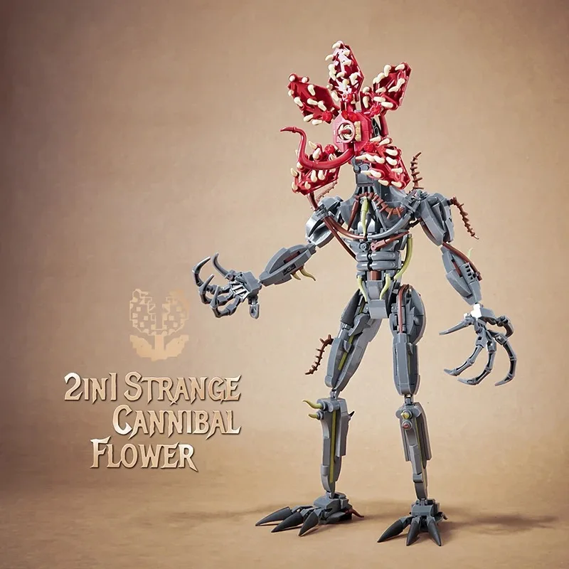 

Набор конструкторов MOC «Пришельцы-монстры» (800+ деталей), 2 в 1, классический киногерой, для сборки, DIY игрушки для детей и взрослых, подарки